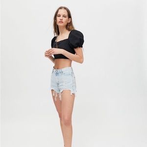 BDG Urban Outfitters Girlfriend High Rise Denim Shorts